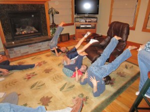 Grandkids always fill the space.